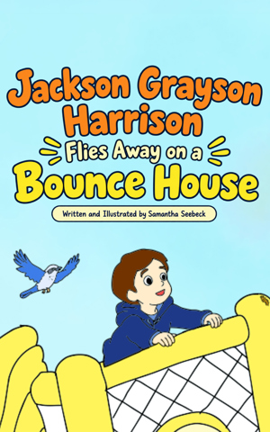 Jackson Grayson Harrison Flies Away on a Bounce House